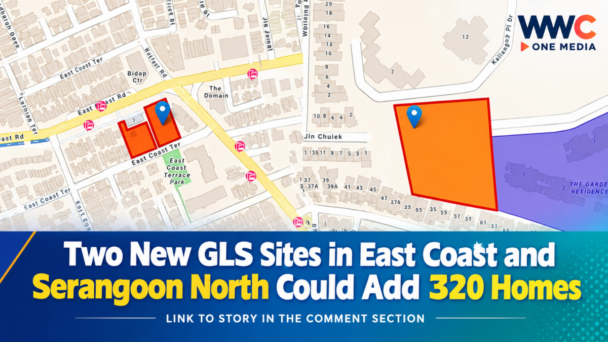 Two New GLS Sites in East Coast and Serangoon North Could Add 320 Homes