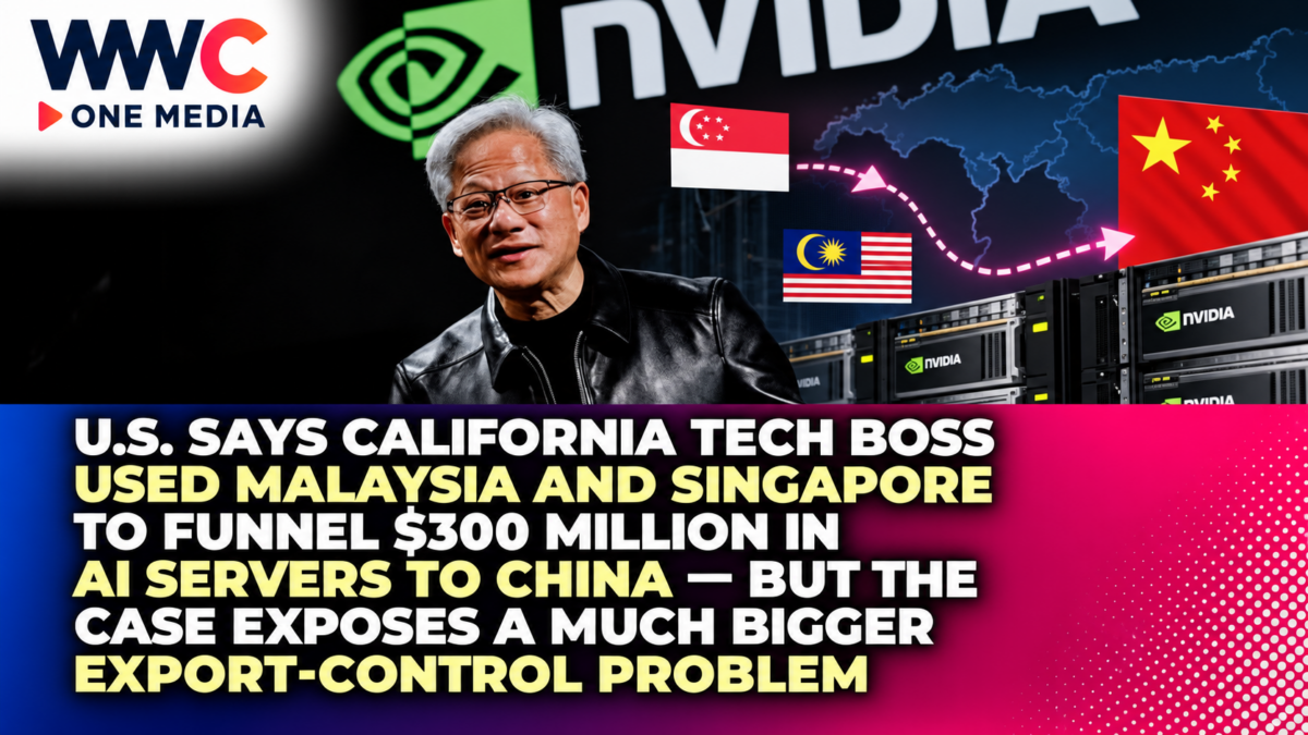 U.S. Says California Tech Boss Used Malaysia and Singapore to Funnel $300 Million in AI Servers to China — But the Case Exposes a Much Bigger Export-Control Problem
