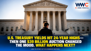 U.S. Treasury Yields Hit 24-Year Highs—Then One $39 Billion Auction Changed the Mood. What Happens Next?