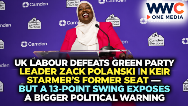 UK Labour Defeats Green Party Leader Zack Polanski in Keir Starmer’s Former Seat — But a 13-Point Swing Exposes a Bigger Political Warning
