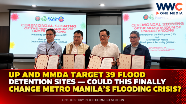 UP and MMDA Target 39 Flood Detention Sites — Could This Finally Change Metro Manila’s Flooding Crisis?