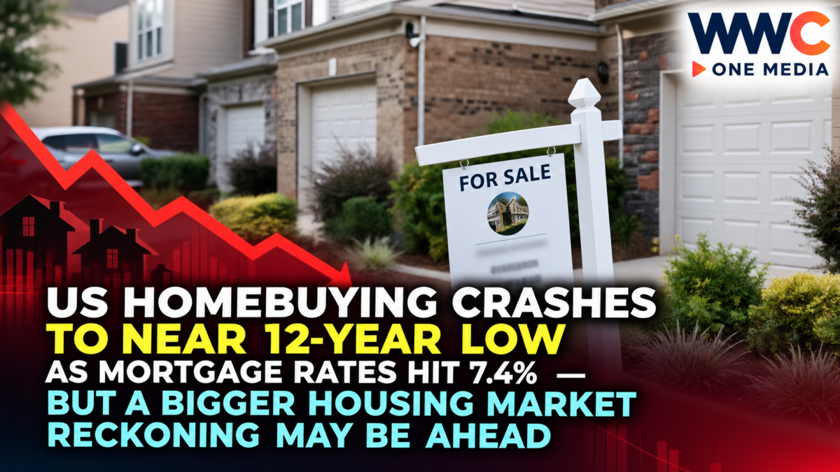 US Homebuying Crashes to Near 12-Year Low as Mortgage Rates Hit 7.4% — But a Bigger Housing Market Reckoning May Be Ahead