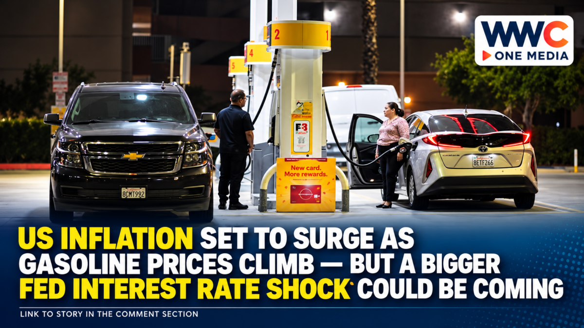 US Inflation Set to Surge as Gasoline Prices Climb — But a Bigger Fed Interest Rate Shock Could Be Coming