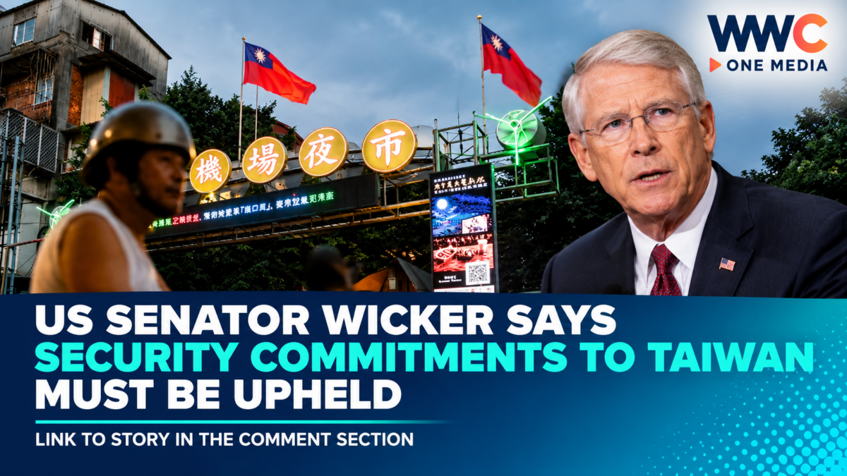 US Senator Wicker Says Security Commitments to Taiwan Must Be Upheld