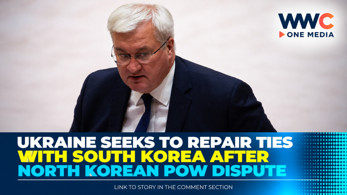 Ukraine Seeks to Repair Ties With South Korea After North Korean POW Dispute