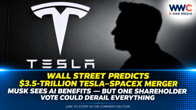 Wall Street Predicts $3.5-Trillion Tesla–SpaceX Merger as Elon Musk Sees Major AI Benefits — But One Shareholder Vote Could Derail Everything