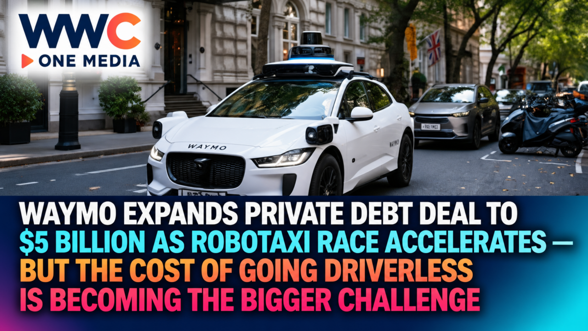 Waymo Expands Private Debt Deal to $5 Billion as Robotaxi Race Accelerates — But the Cost of Going Driverless Is Becoming the Bigger Challenge