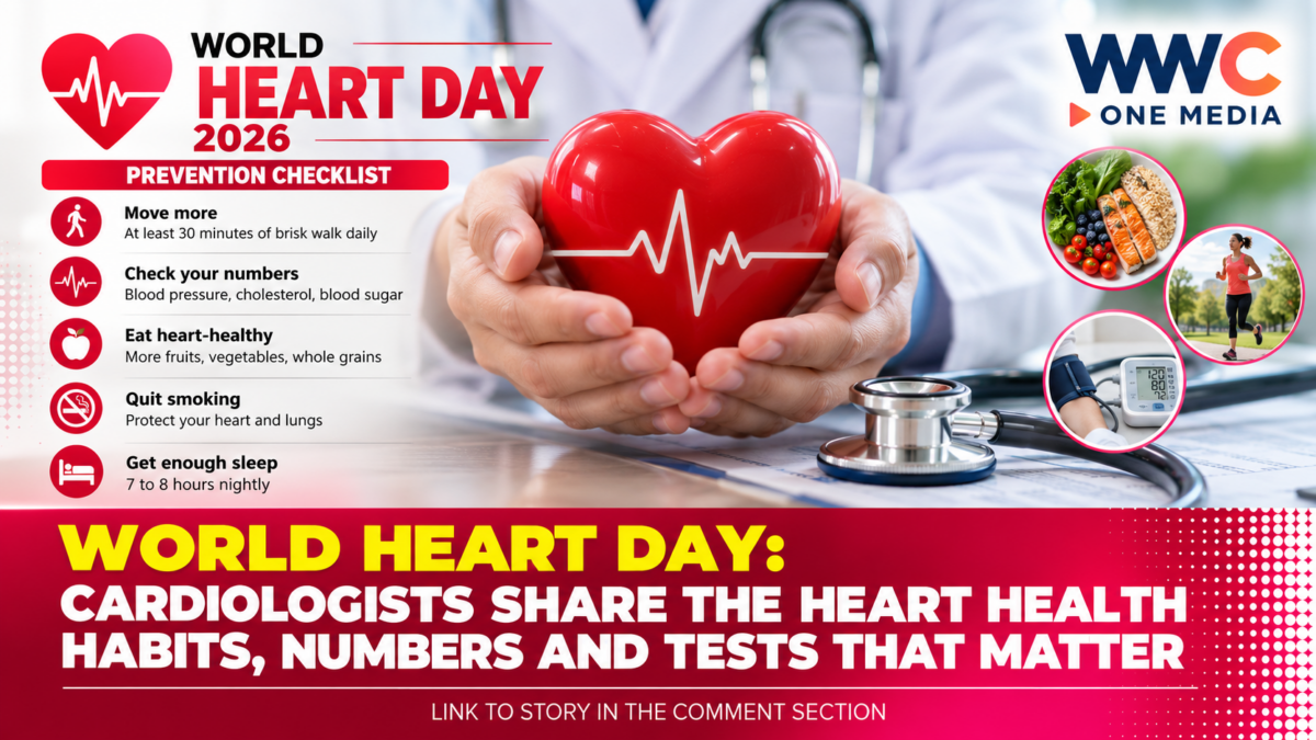 World Heart Day: Cardiologists Share the Heart Health Habits, Numbers and Tests That Matter