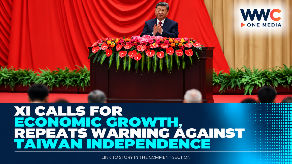 Xi Calls for Economic Growth, Repeats Warning Against Taiwan Independence