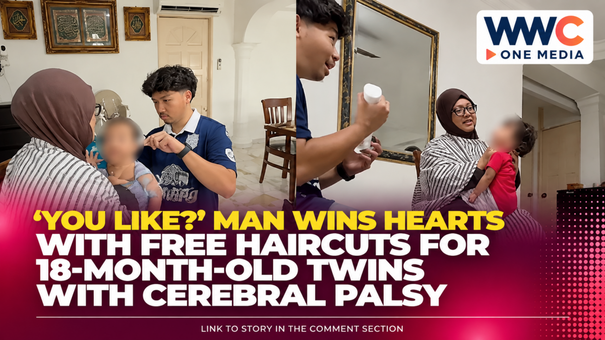 ‘You Like?’ Man Wins Hearts With Free Haircuts for 18-Month-Old Twins With Cerebral Palsy