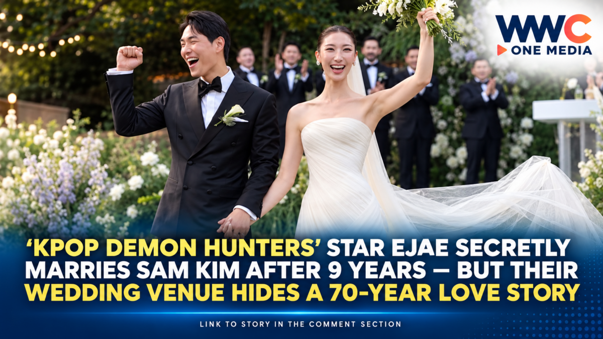 ‘KPop Demon Hunters’ Star EJAE Secretly Marries Sam Kim After 9 Years — But Their Wedding Venue Hides a 70-Year Love Story