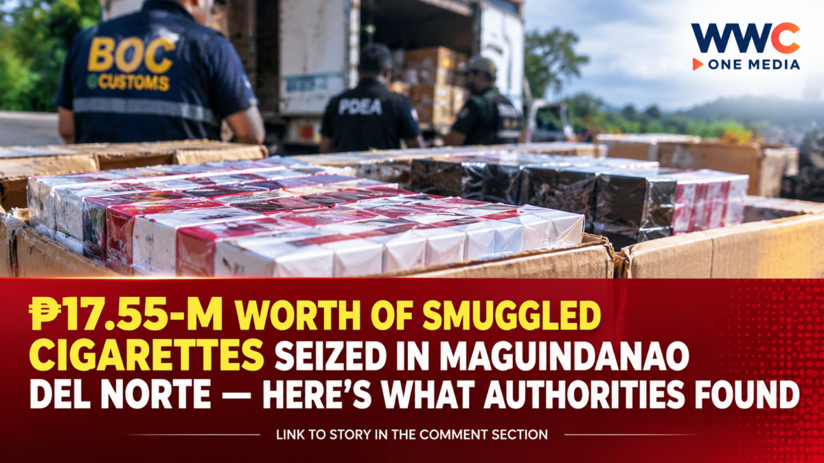 ₱17.55-M Worth of Smuggled Cigarettes Seized in Maguindanao del Norte — Here’s What Authorities Found